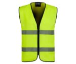 Chaleco de alta visibilidad con cremallera Workteam C3610