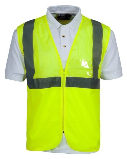chaleco alta visibilidad amarillo workteam c3612
