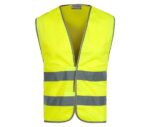 chaleco alta visibilidad naranja y amarillo ciclismo