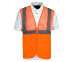chaleco alta visibilidad naranja workteam c3612