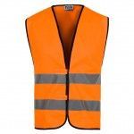 Chaleco alta visibilidad WorkTeam reflectante naranja HVTT01
