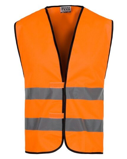Chaleco alta visibilidad WorkTeam reflectante naranja HVTT01