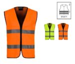 Chaleco de alta visibilidad con cremallera Workteam C3610