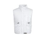 chaleco trabajo blanco workteam s3250