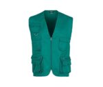 chaleco trabajo verde workteam s3100