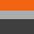 combinacion gris naranja