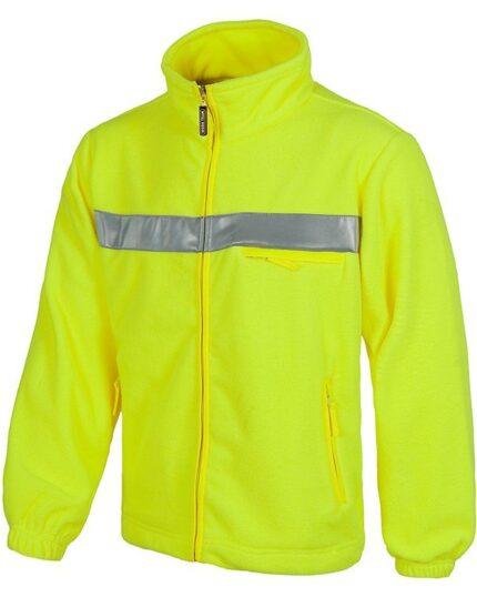 forro polar alta visibilidad amarillo workteam c4040