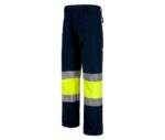 pantalon alta visibilidad amarillo workteam s9820