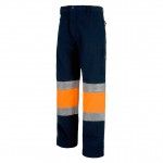 pantalon alta visibilidad naranja workteam s9820