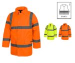 Parka alta visibilidad uniforme laboral reflectante