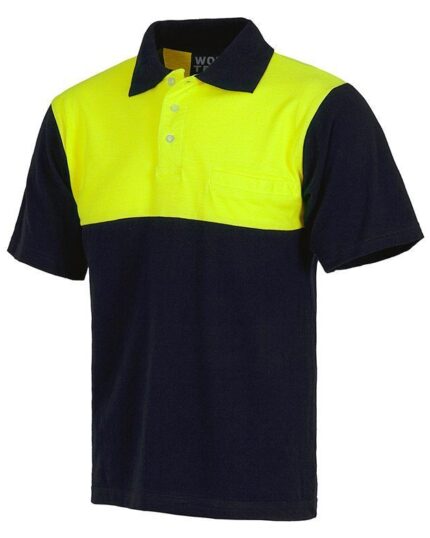polo alta visibilidad amarillo workteam c3840