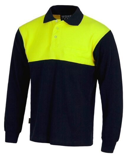 polo alta visibilidad amarillo workteam c3842
