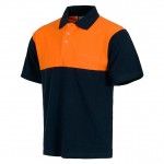 polo alta visibilidad naranja workteam c3840