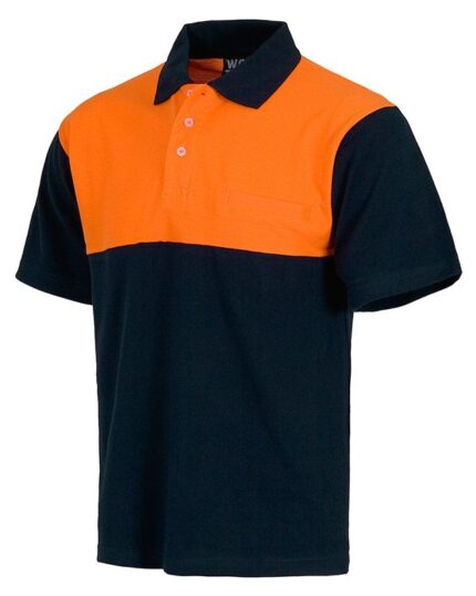 polo alta visibilidad naranja workteam c3840