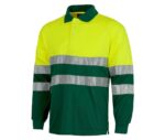 polo alta visibilidad verde workteam c3835