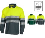 polo de trabajo alta visibilidad reflectante