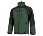 chaqueta resistente al desgarro verde oscuro