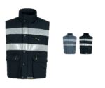 chaleco trabajo acolchado reflectante workteam s3207