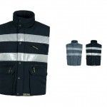 chaleco trabajo acolchado reflectante workteam s3207