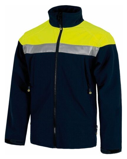 chaqueta alta visibilidad amarilla workteam s9505