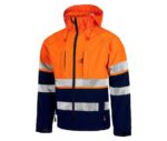 Chaqueta trabajo Softshell reflectante capucha WorkTeam S9525
