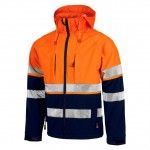 Chaqueta trabajo Softshell reflectante capucha WorkTeam S9525