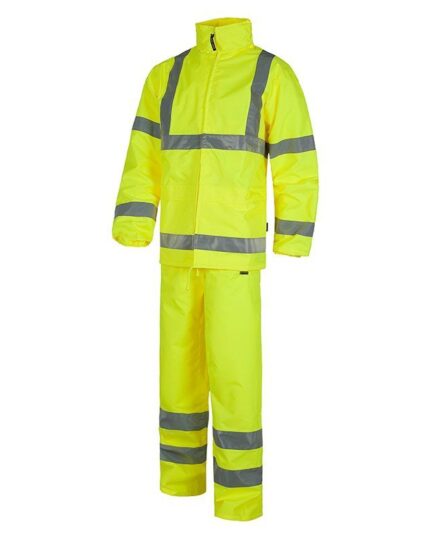 impermeable alta visibilidad amarillo workteam s2010