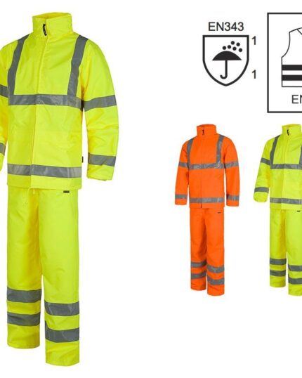 impermeable alta visibilidad workteam s2010