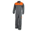 mono trabajo gris naranja workteam c4502