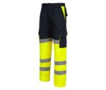 pantalon alta visibilidad amarillo workteam c3214