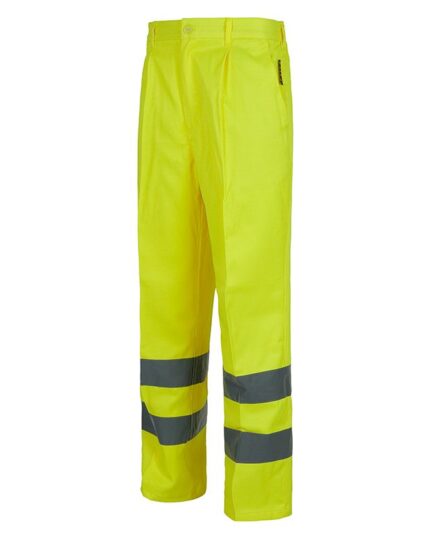 pantalon alta visibilidad amarillo workteam c3915