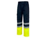 pantalon alta visibilidad amarillo workteam c4014