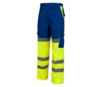 pantalon alta visibilidad azul workteam c3314