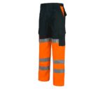 pantalon alta visibilidad naranja workteam c3214