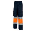 pantalon alta visibilidad naranja workteam c4019