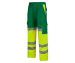 Pantalón trabajo multibolsillos alta visibilidad