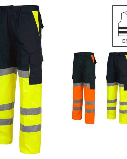 pantalon alta visibilidad workteam c3214