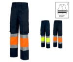 Pantalón de alta visibilidad con cintas reflectantes