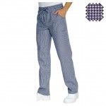 Pantalón de cocina algodón gallo azul Isacco 044640