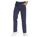 Pantalón cocina cuadros azules