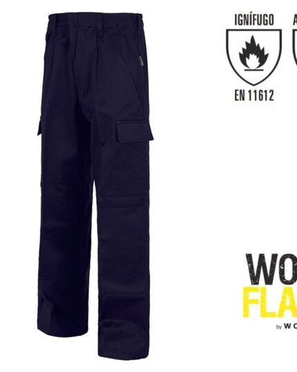 pantalón de trabajo ignífugo uso laboral soldador