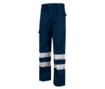 pantalon trabajo reflectante marino workteam b1417