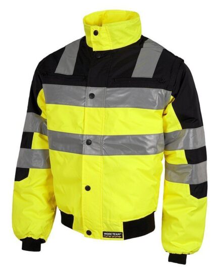 piloto alta visibilidad amarillo workteam c3750