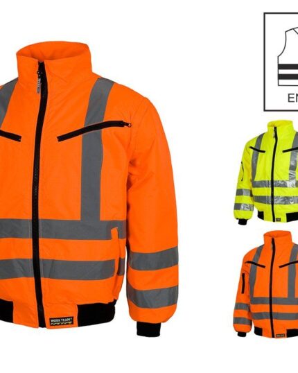 cazadora piloto alta visibilidad para trabajar frio