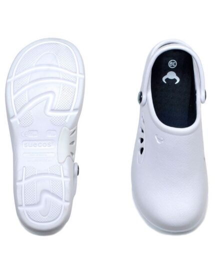 zuecos camareros transpirables blancos suecos nordic
