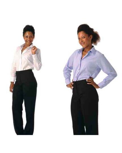 camisa mujer azul, blanca o negra