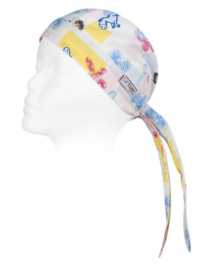 Bandana sanitaria pediatría estampada dibujos infantiles