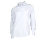 blusa entallada mujer blanca workteam b8090