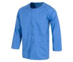 casaca sanitaria azul manga larga workteam b9410