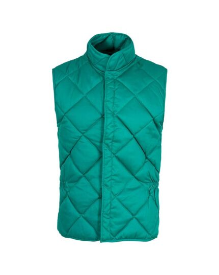 chaleco trabajo verde workteam b3011